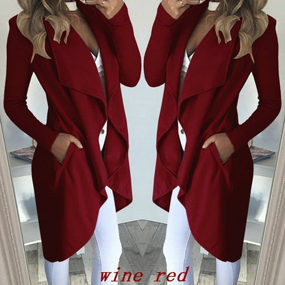 WOLFF | Revers Schlank Lang Trench Coat