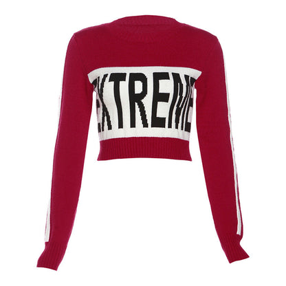 WOLFF | Trendiger Langarm-Pullover Slim Fit Cropped Sweater