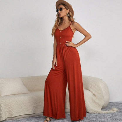 WOLFF | Lässiger Pull-On Ärmelloser Lockere Overall