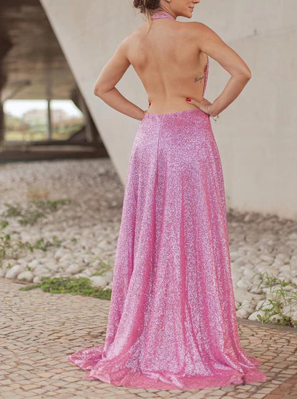 WOLFF | Luxuriöses Performance Lange Abendkleid