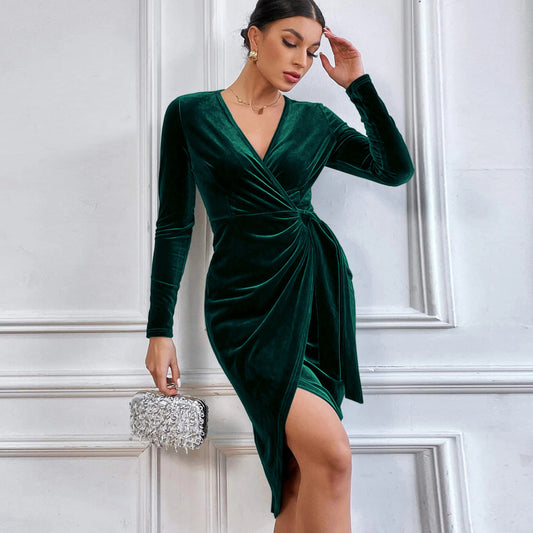 WOLFF | Irregular Mid-Länge Kleid