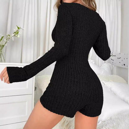 WOLFF | Bequemer Casual Slim Drei-Viertel Jumpsuit