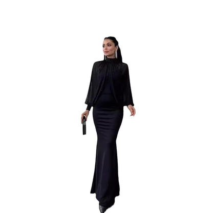 WOLFF | Top-Träger Slim-Fit Fischschwanzkleid-Set für Eleganz