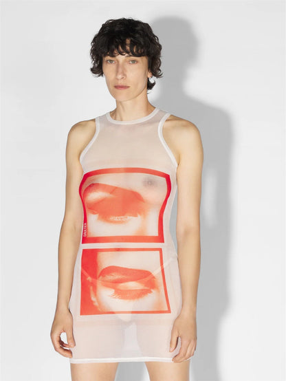 WOLFF | Slim Fit Bedrucktes Mini Kleid