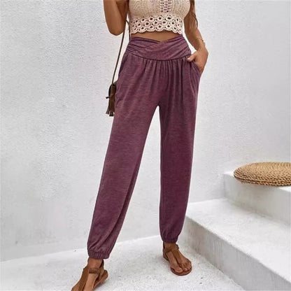 WOLFF | Taschen Hohe Taille Schmal zulaufende Lange Hose