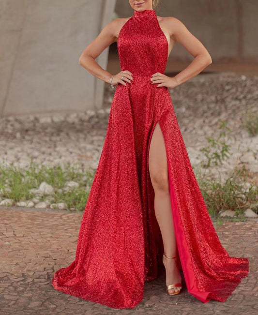 WOLFF | Luxuriöses Performance Lange Abendkleid