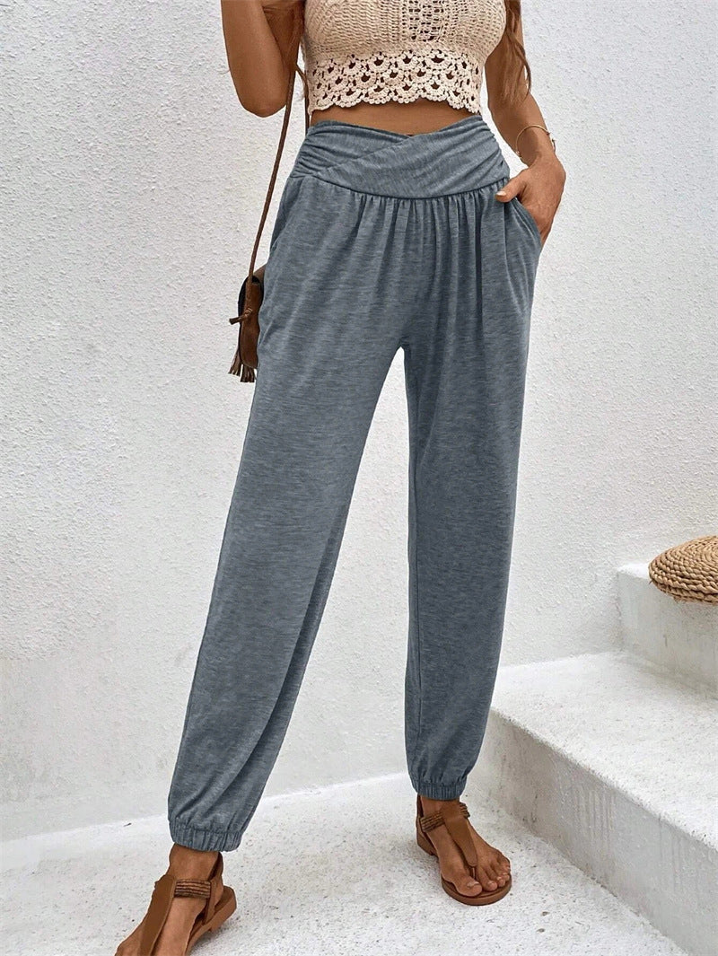 WOLFF | Taschen Hohe Taille Schmal zulaufende Lange Hose