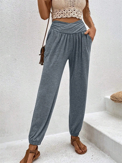 WOLFF | Taschen Hohe Taille Schmal zulaufende Lange Hose