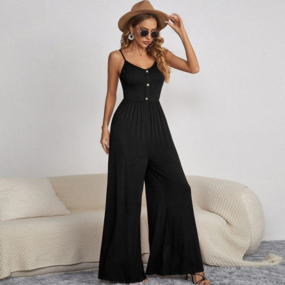 WOLFF | Lässiger Pull-On Ärmelloser Lockere Overall