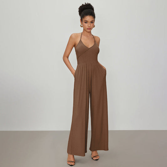 WOLFF | Taillenkurvender Slim Fit Jumpsuit