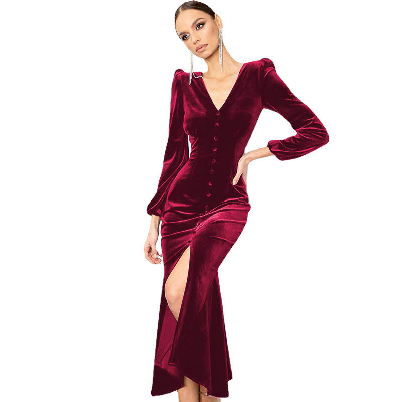 WOLFF | Elegantes Temperament Maxikleid