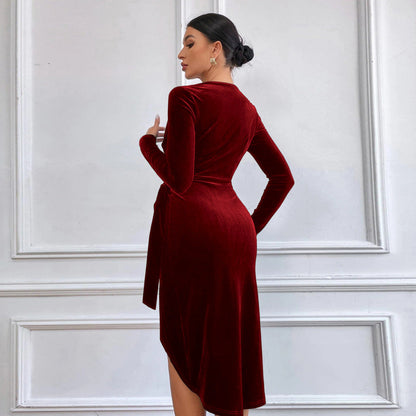 WOLFF | Irregular Mid-Länge Kleid
