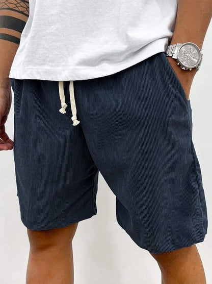 Mode | Herren Casual Kordelzug Cord Shorts