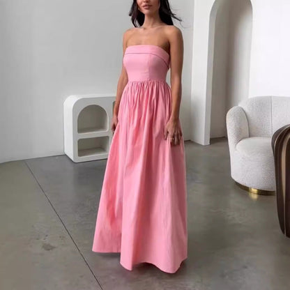WOLFF | Faltenstrap Big Hem Kleid