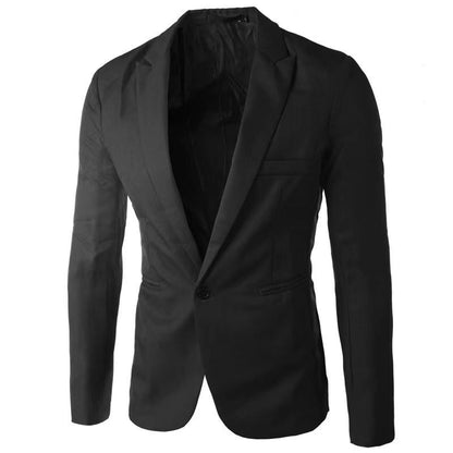 Herren eleganter Anzugblazer mit modernem Schnitt und feiner Textur Heidi-Mode