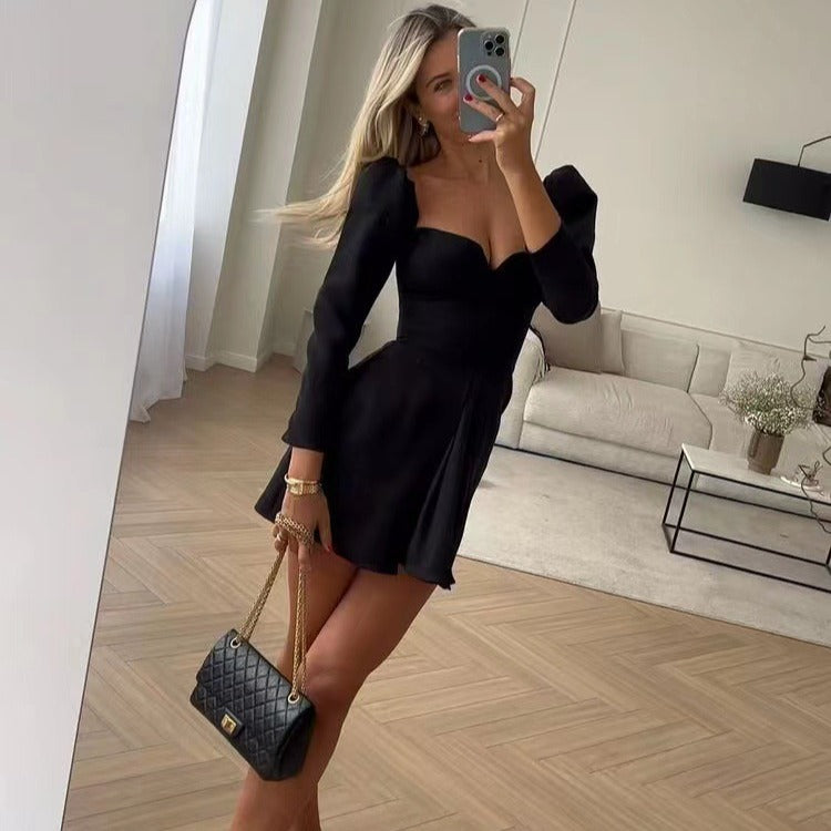 WOLFF | Schickes Plissiertes Midi-Kleid