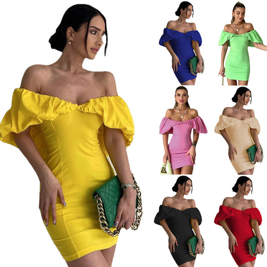 WOLFF | Raffiniertes Off-Shoulder Bodycon Kleid