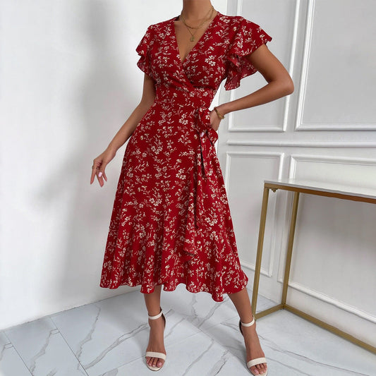 WOLFF | Bedrucktes Langkleid