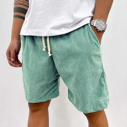 Mode | Herren Casual Kordelzug Cord Shorts