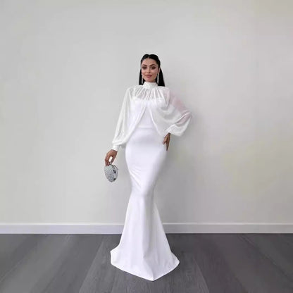 WOLFF | Top-Träger Slim-Fit Fischschwanzkleid-Set für Eleganz