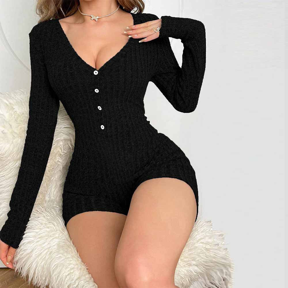 WOLFF | Bequemer Casual Slim Drei-Viertel Jumpsuit