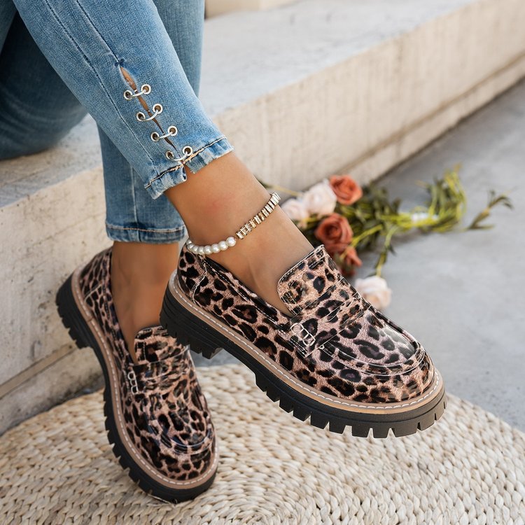Damen Modische Loafers mit komfortablem Plateau und eleganter Sohle Heidi-Mode