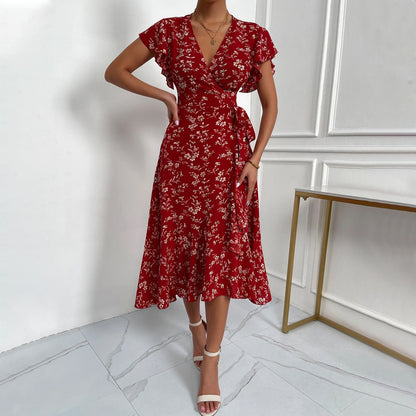 WOLFF | Bedrucktes Langkleid