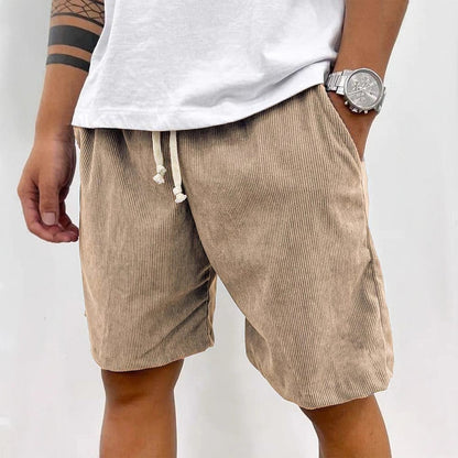 Mode | Herren Casual Kordelzug Cord Shorts