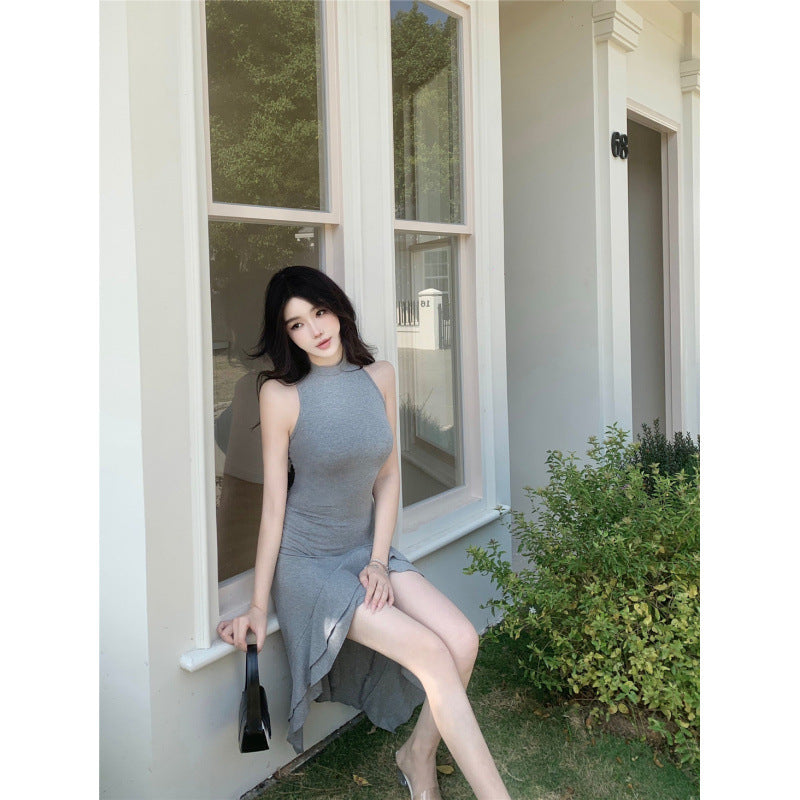 WOLFF | Rüschenscheel Fitted Taille Kleid