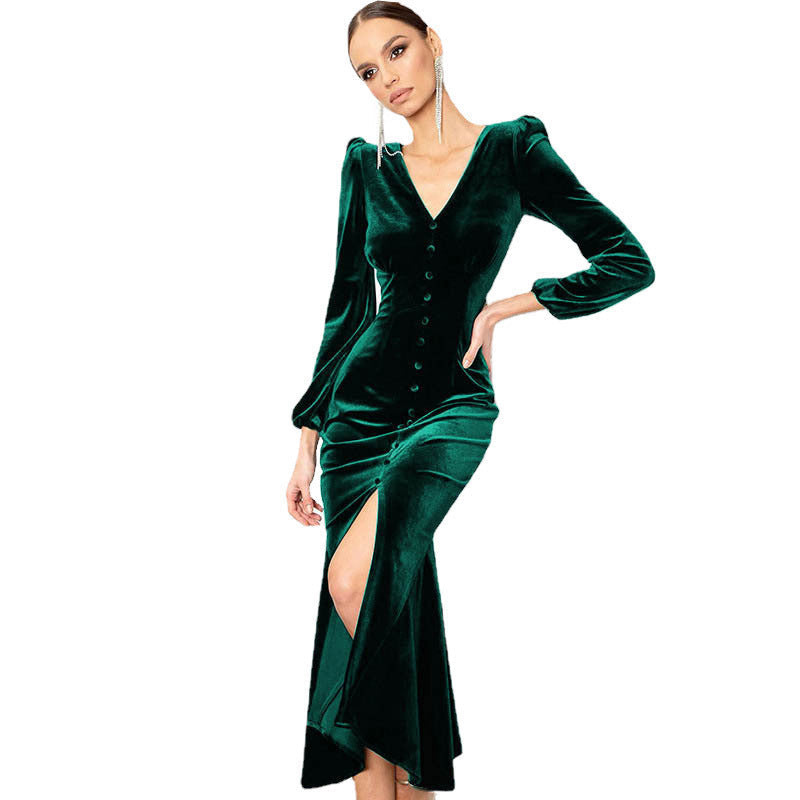 WOLFF | Elegantes Temperament Maxikleid