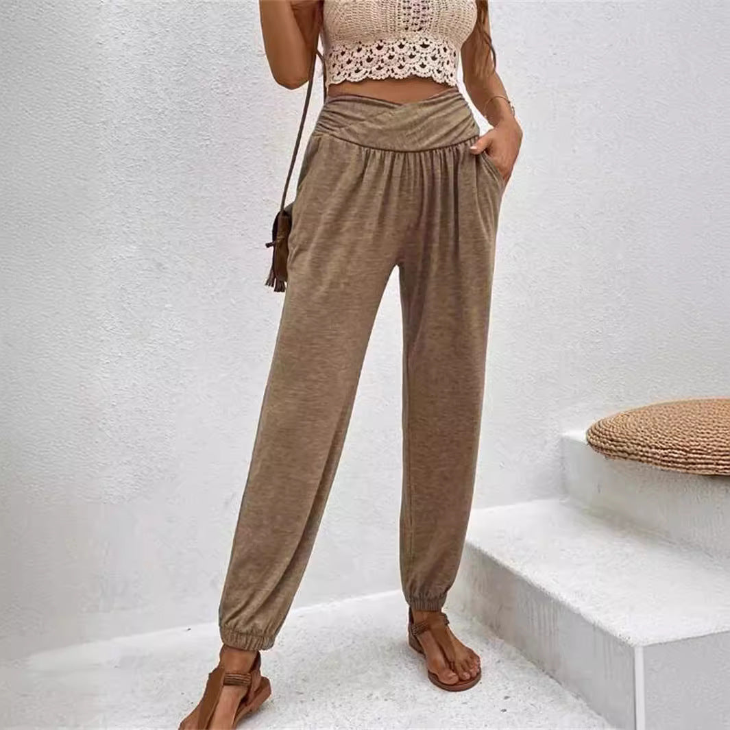 WOLFF | Taschen Hohe Taille Schmal zulaufende Lange Hose