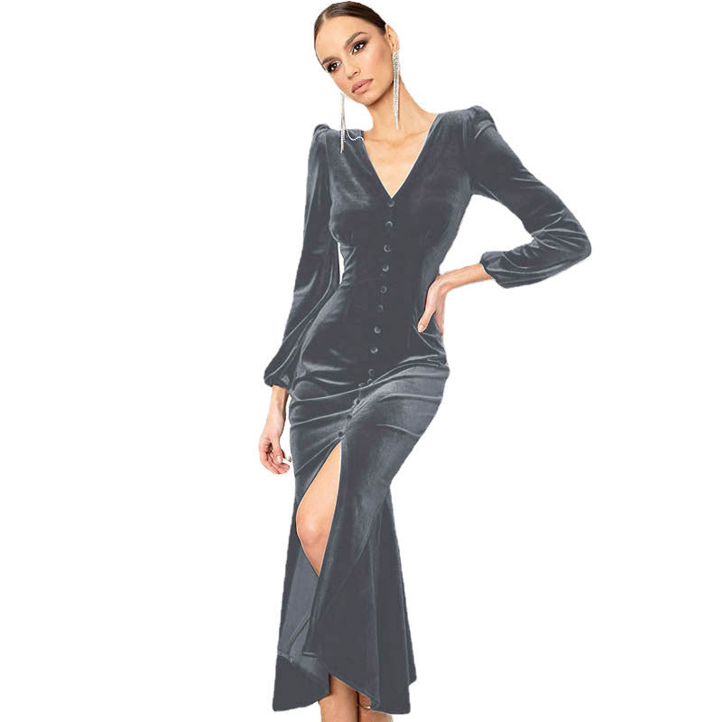 WOLFF | Elegantes Temperament Maxikleid