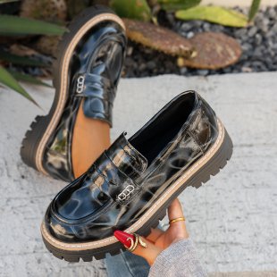 Damen Modische Loafers mit komfortablem Plateau und eleganter Sohle Heidi-Mode