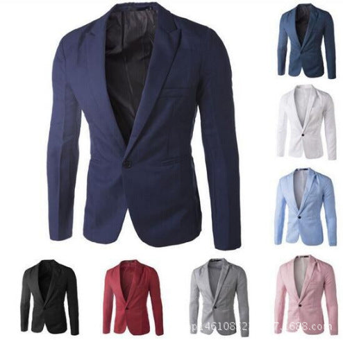 Herren eleganter Anzugblazer mit modernem Schnitt und feiner Textur Heidi-Mode