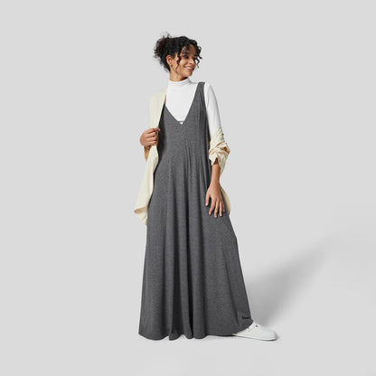 WOLFF | Lazy Deep V Schlankmachend Breite Bein Overall