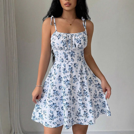 WOLFF | Strapless Taillenbetonender Quadratausschnitt Kurzes Rockkleid