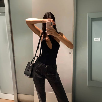 WOLFF | High Street Style Drei-Punkte Tapered Jumpsuit