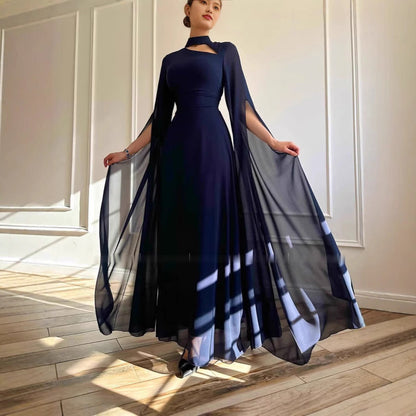 WOLFF | Leichtes Chiffon-Party-Cape