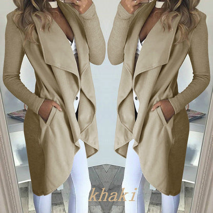 WOLFF | Revers Schlank Lang Trench Coat