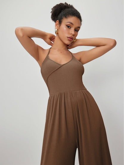WOLFF | Taillenkurvender Slim Fit Jumpsuit