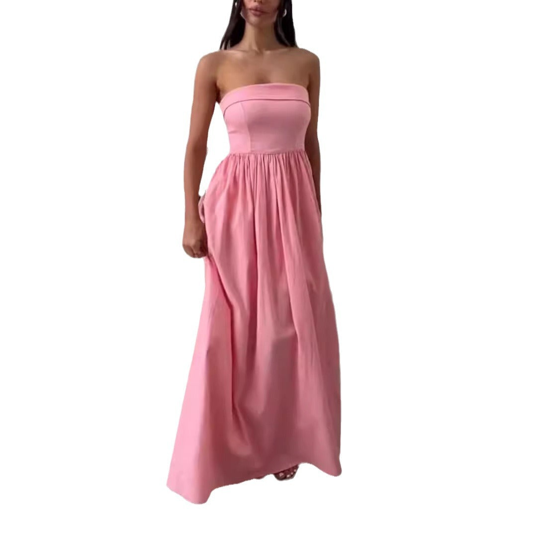 WOLFF | Faltenstrap Big Hem Kleid