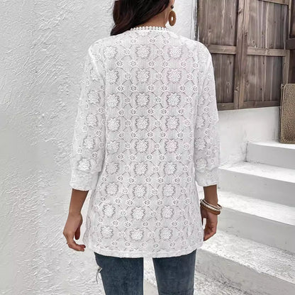 WOLFF | Spitzen Cardigan Außenmantel