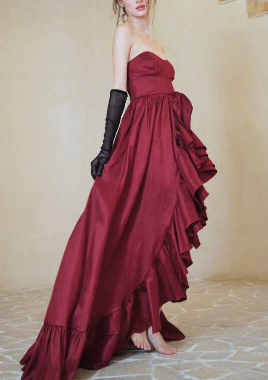 WOLFF | B strapless Niche French Engagement Dress