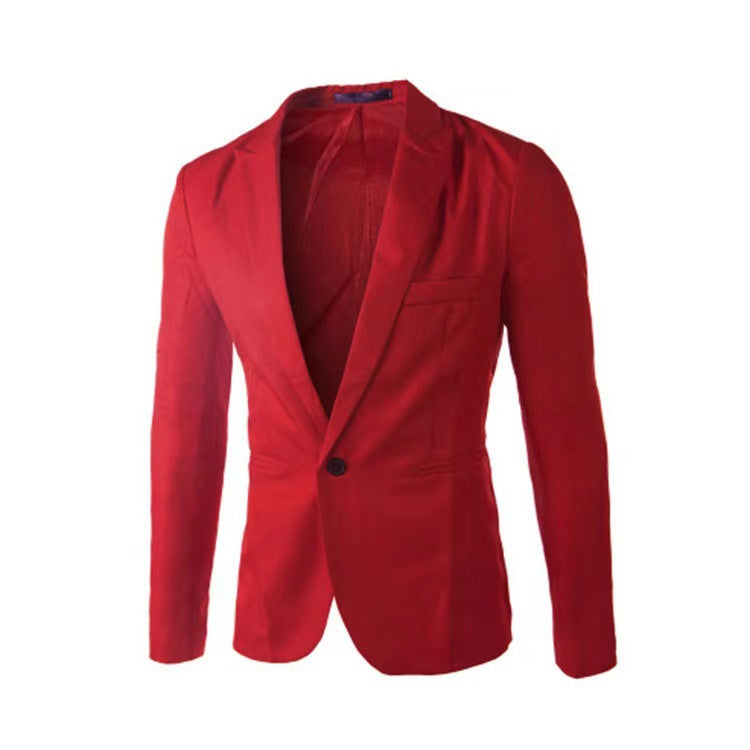 Herren eleganter Anzugblazer mit modernem Schnitt und feiner Textur Heidi-Mode