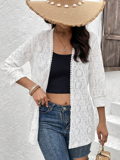 WOLFF | Spitzen Cardigan Außenmantel
