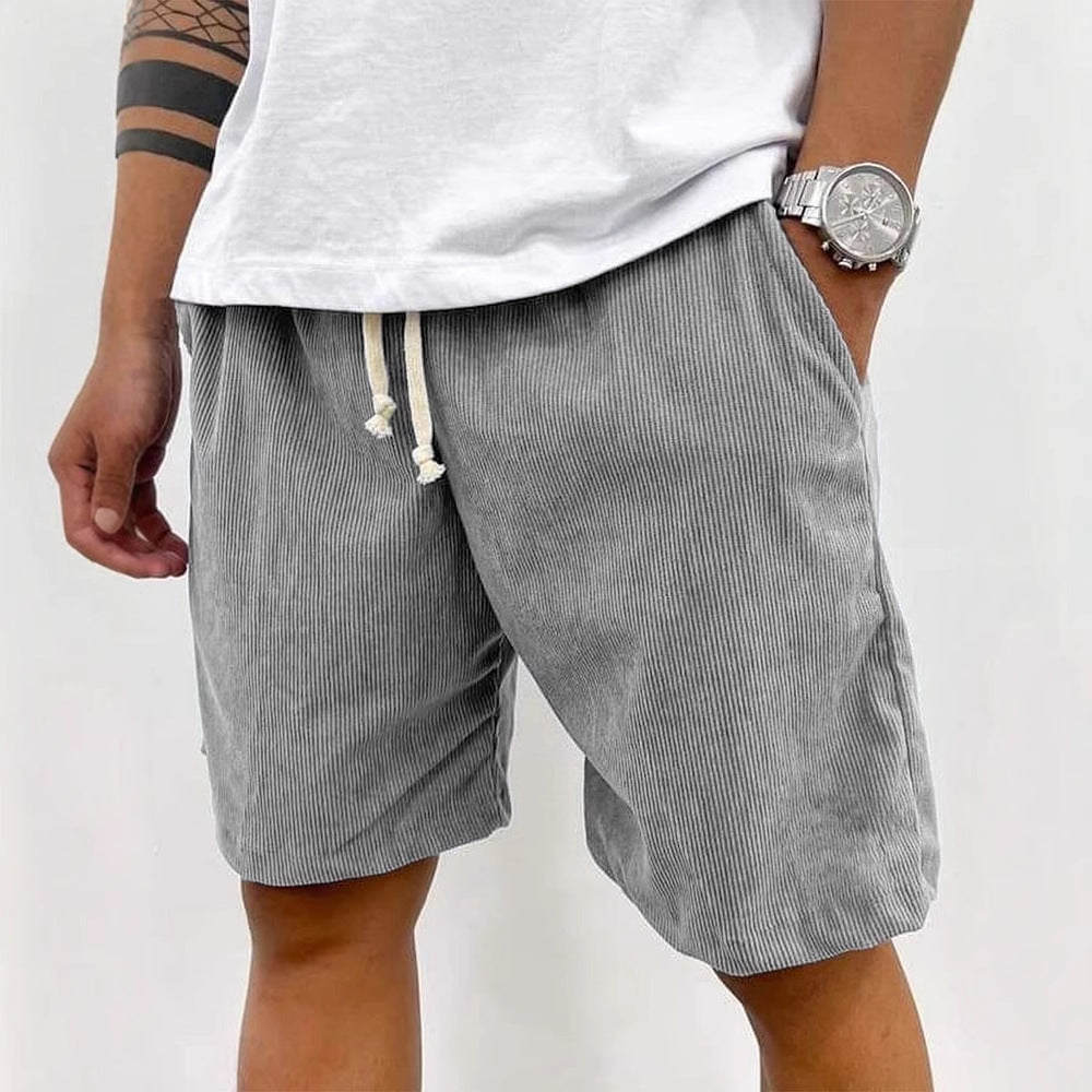 Mode | Herren Casual Kordelzug Cord Shorts