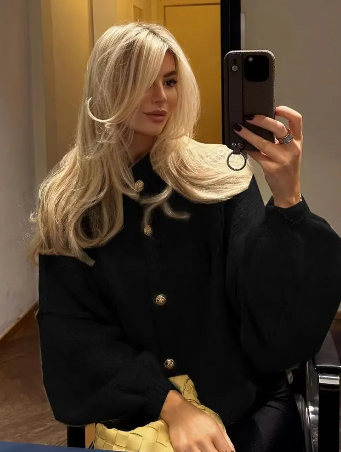 Heidi-Mode | Stilvolle Oversized Wollcardigan für Damen