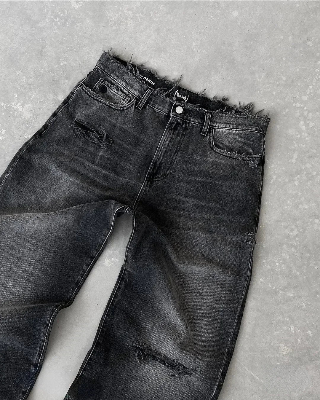 Fudus | Amerikanische Gewaschene Retro Jeans Für Männer