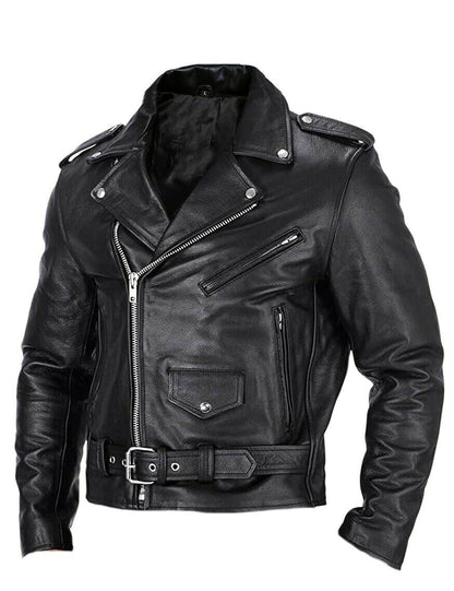 jacke für Herren Slim Fit Stehkragen Winddichte Motorradjacke