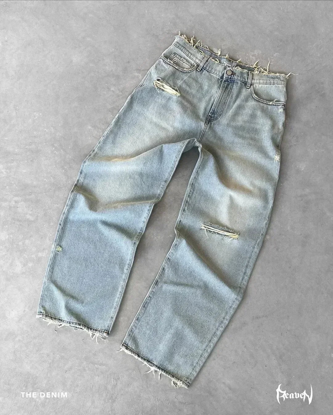 Fudus | Amerikanische Gewaschene Retro Jeans Für Männer